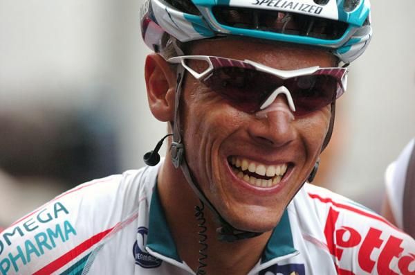 All smiles for stage 19 winner Philppe Gilbert (Omega Pharma - Lotto)