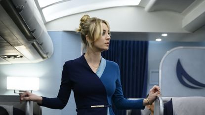 Kaley Cuoco as Cassie in the Flight Attendant on HBO Max