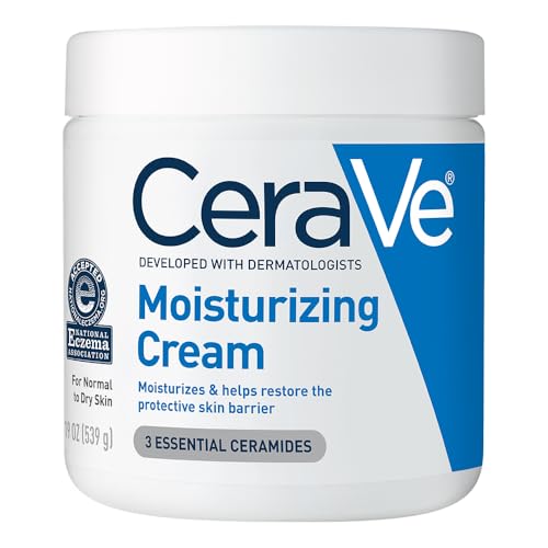 Cerave Moisturizing Cream, Face &amp;amp; Body Moisturizer for Dry Skin, 19oz