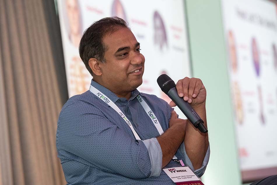 Ashutosh (Ash) Gangwar of The Trade Desk on the &ldquo;Let&rsquo;s Talk Identity&rdquo; panel. ising Summit.