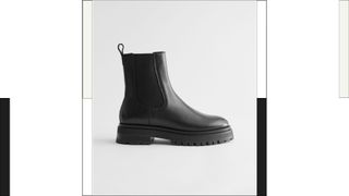 & Other Stories Chunky Leather Chelsea Boots
