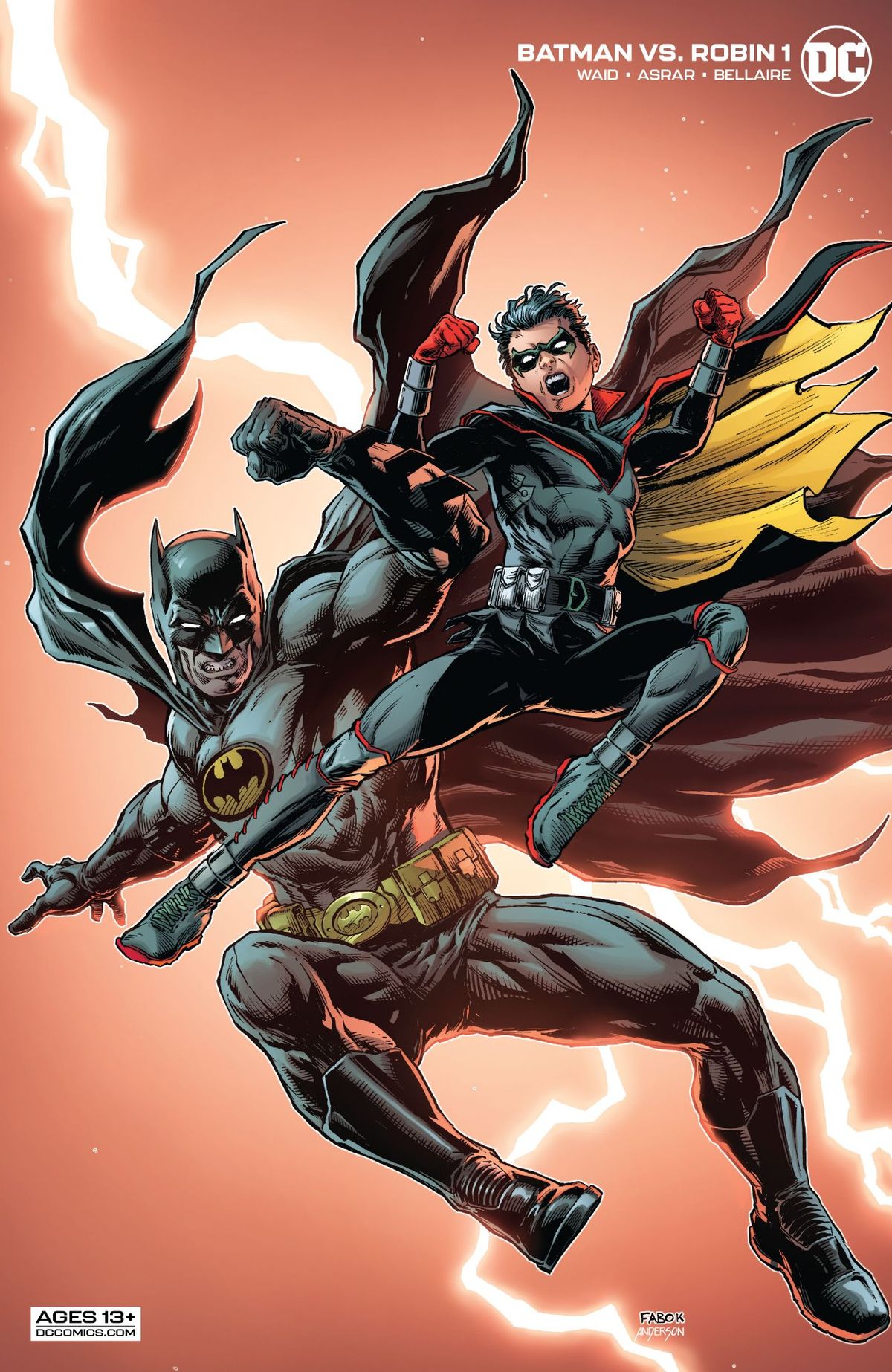Batman vs. Robin #1 covers