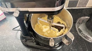 KitchenAid Pro Line Series Stand Mixer being tested in writer's home