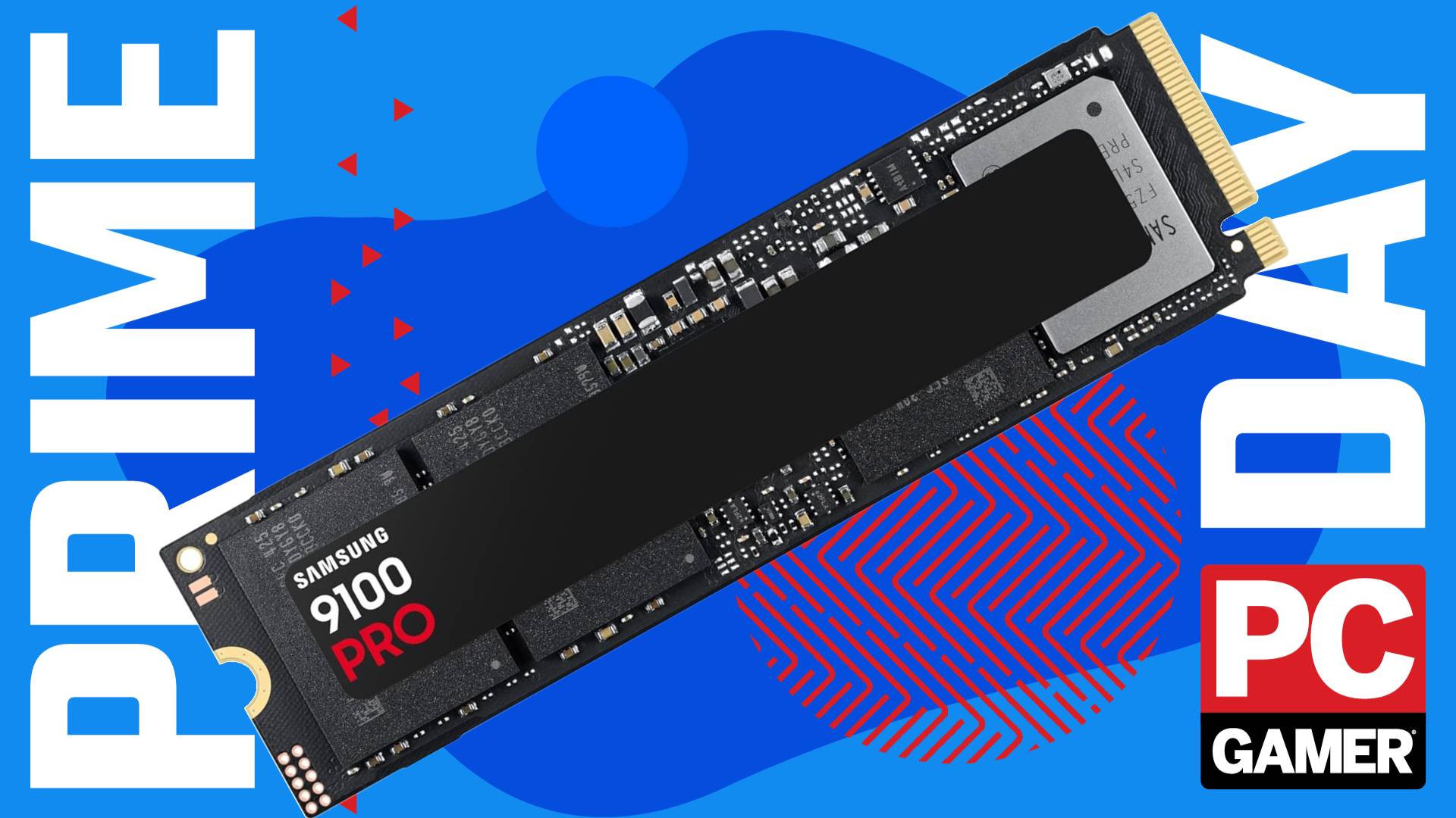 The Samsung 9100 Pro SSD floats in the funky PCG Prime Day deal void.