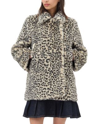 Leopard Faux Fur Coat