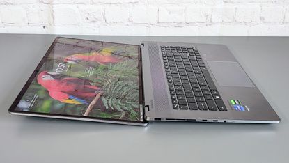 The MSI Z17 Creator flattened out