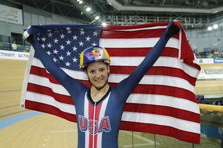 Chloe Dygert wins individual pursuit world title in Hong Kong 2017