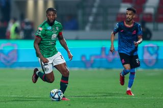 Georginio Wijnaldum in action for Al-Ettifaq against Al Wehda in April 2024.