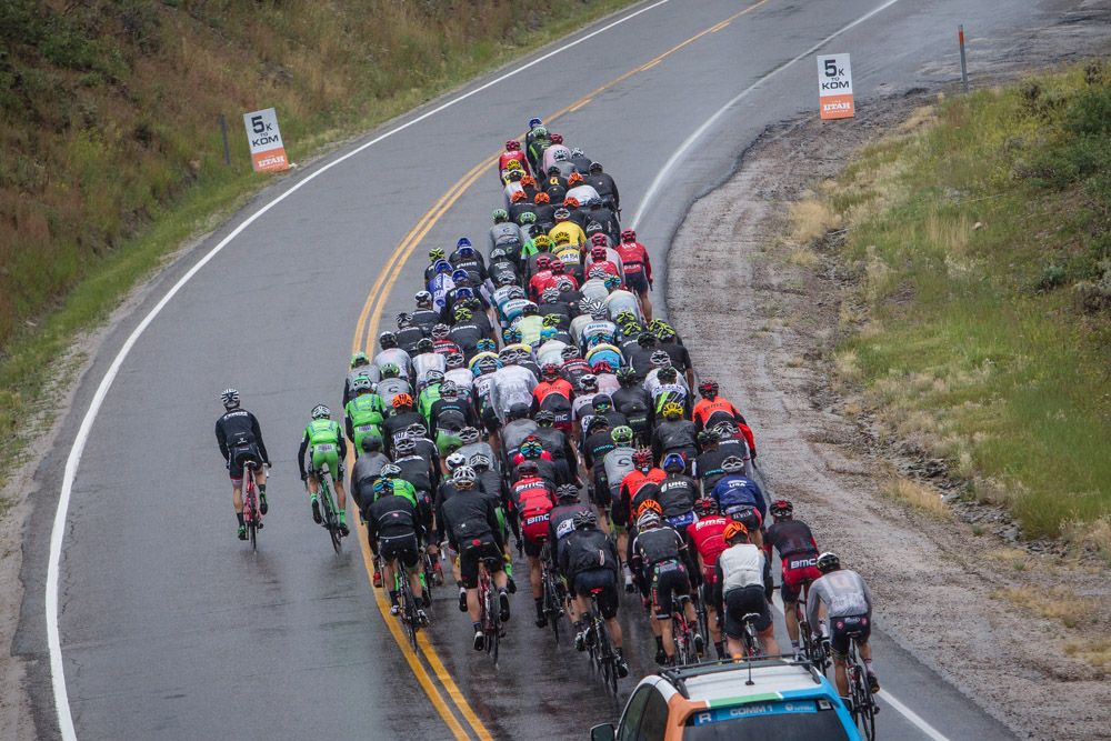 The group hits 5K to go for the KOM.