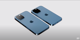 Design mockups of iPhone 13 models