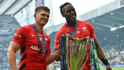 England internationals Owen Farrell and Maro Itoje are two of Saracens’s top players 