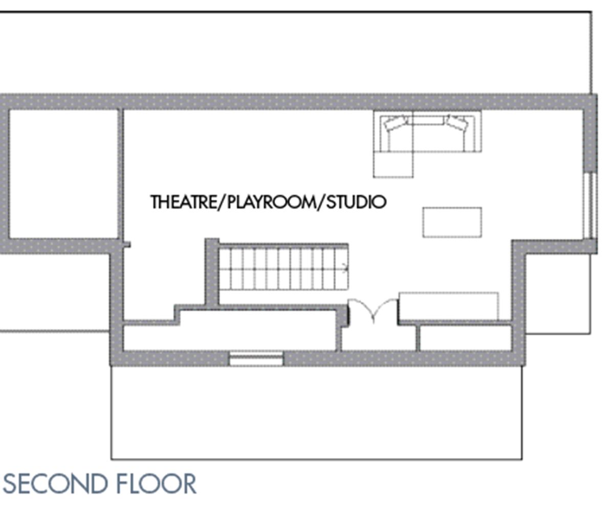 second floor plans of the layout of the best self build home case study