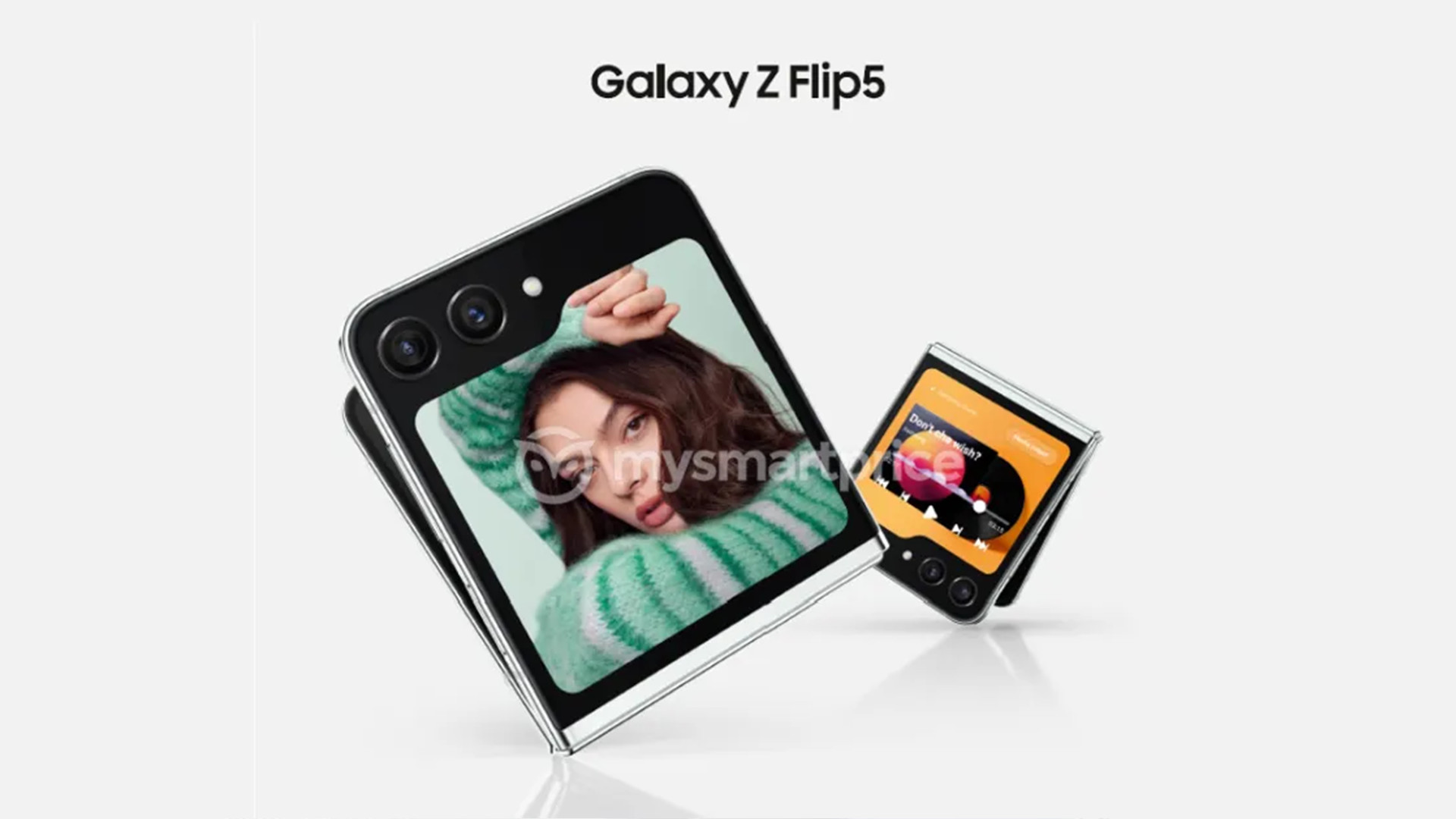 Render filtrado de un Galaxy Z Flip5