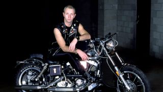 Rob Halford on his bike