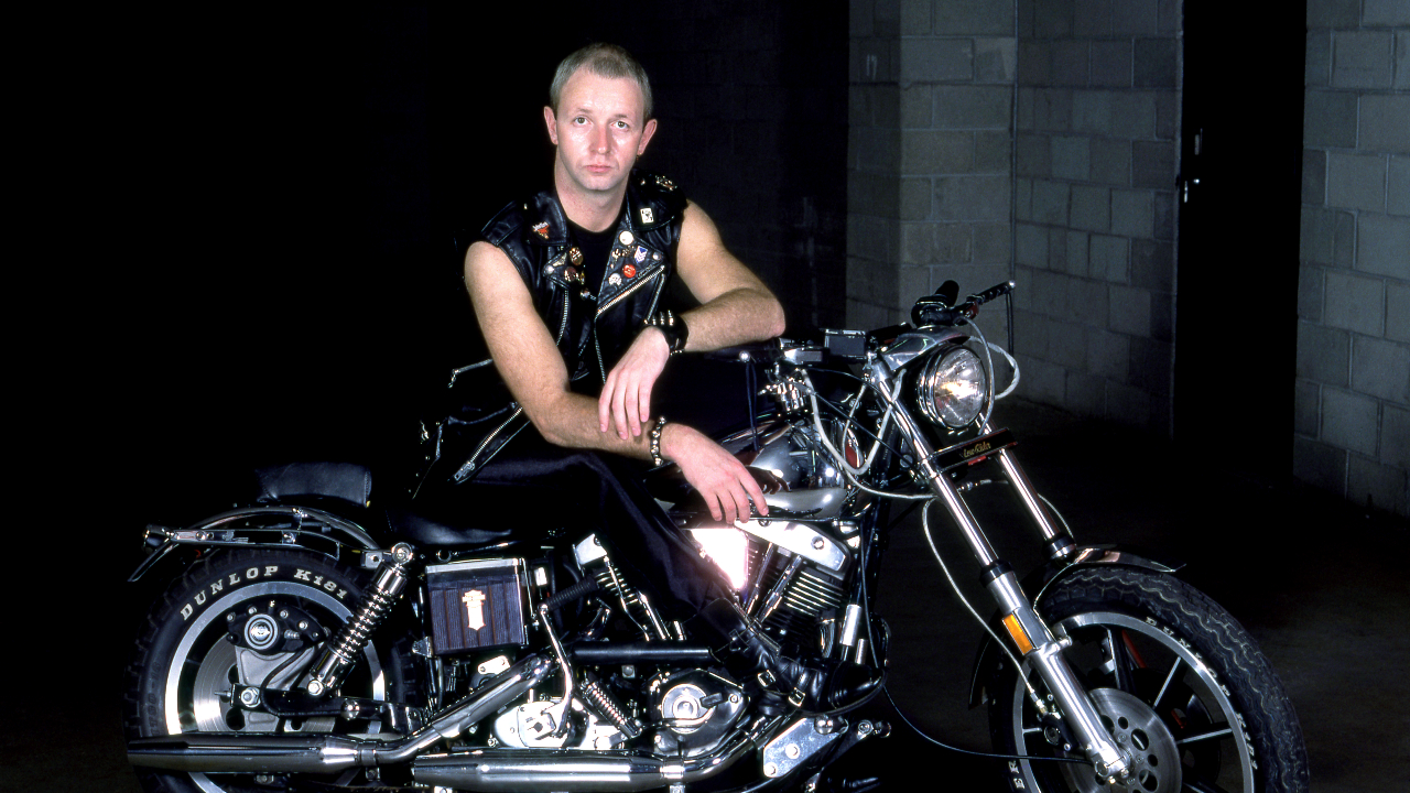 Rob Halford on his bike