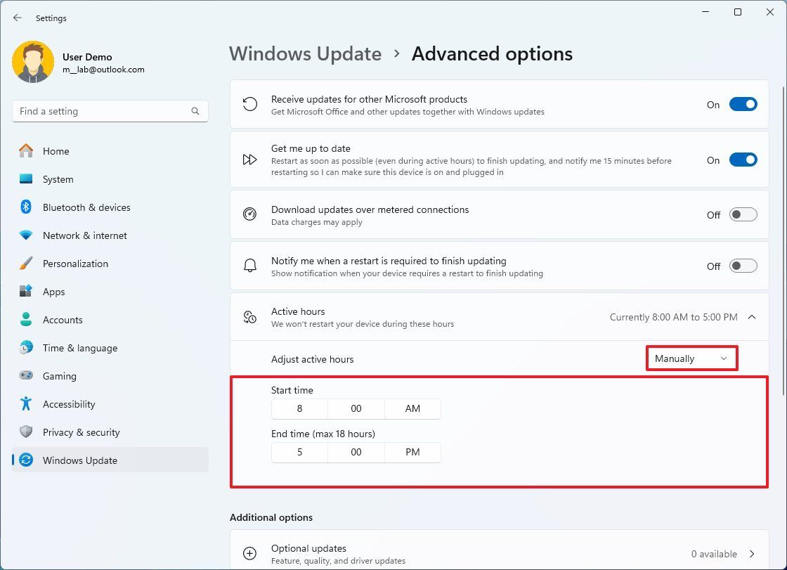 How To Configure Active Hours On Windows 11 | Windows Central