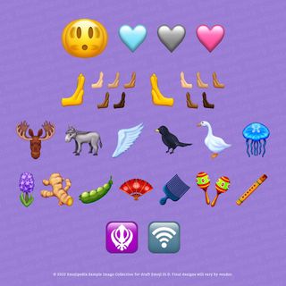 emojipedia 2022 new emoji sample designs