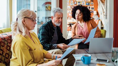 Stock photography people looking at things