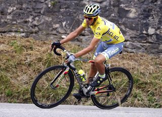 Alberto Contador on stage five of the 2016 Dauphine-Libere
