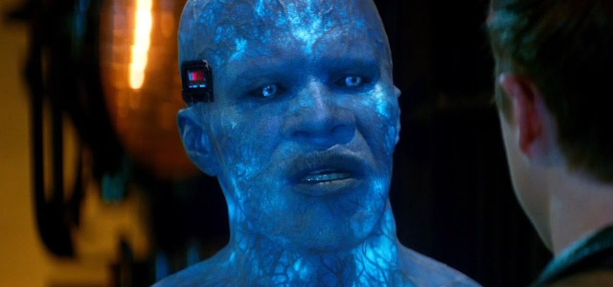 Jamie Foxx as Electro in The Amazing Spider-Man 2