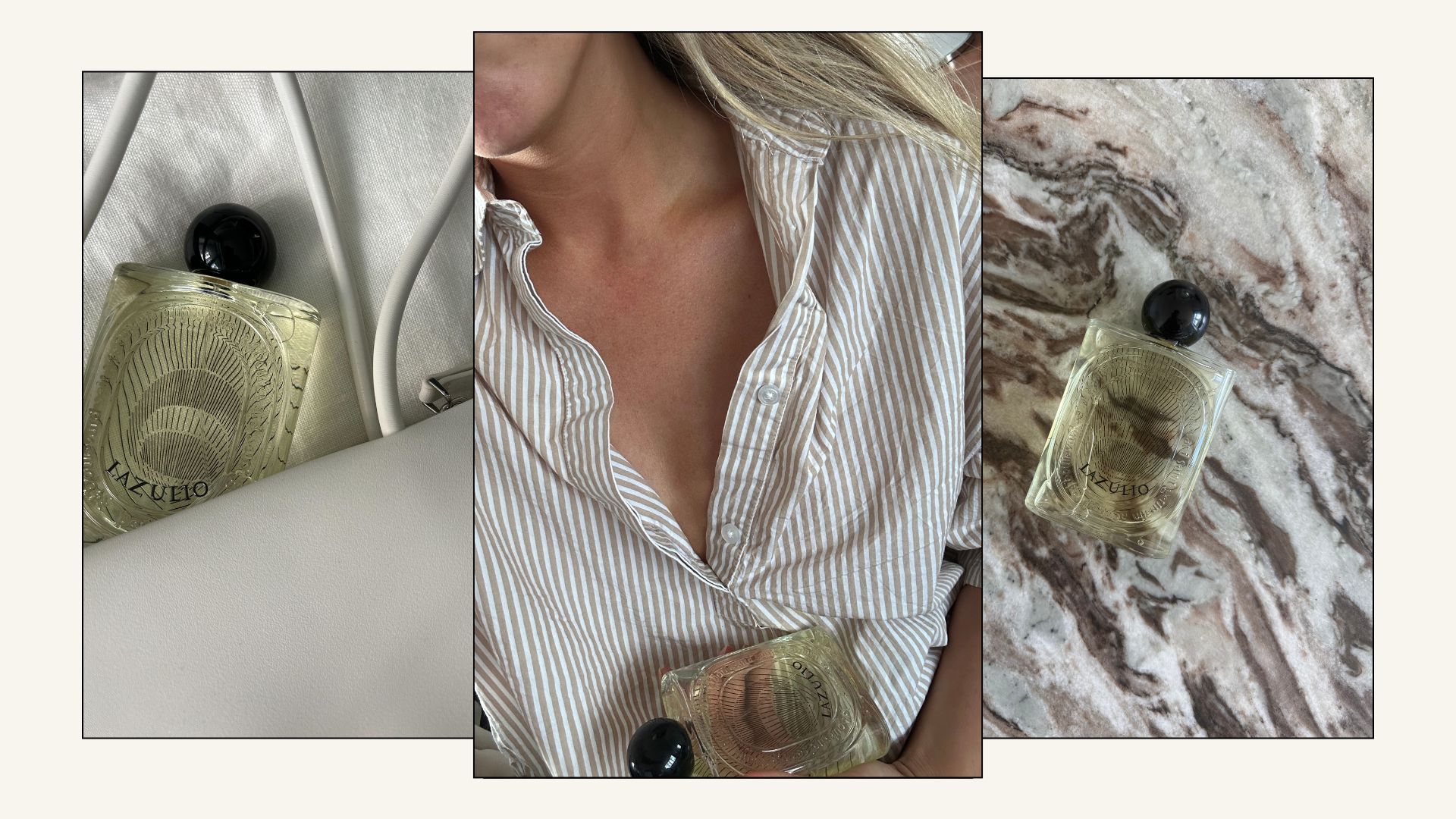 Diptyque Lazulio perfume, being tested by Who What Wear editors