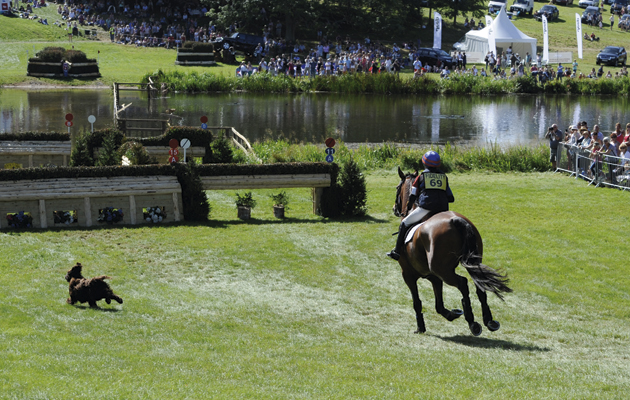 Louise Harwood riding WHITSON during the Cross Country phase of The Blenheim Palace International Horse Trials on 8 September 2012Cross Country phase of The Blenheim Palace International Horse T