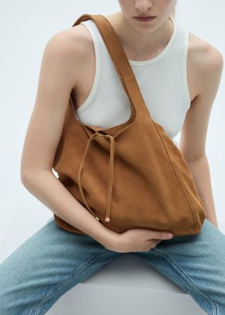 Leather Shopper Bag