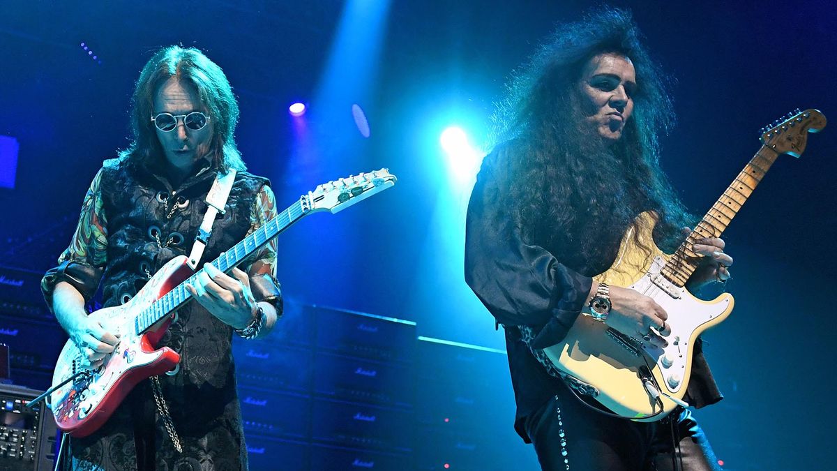 [L-R] Steve Vai and Yngwie Malmsteen