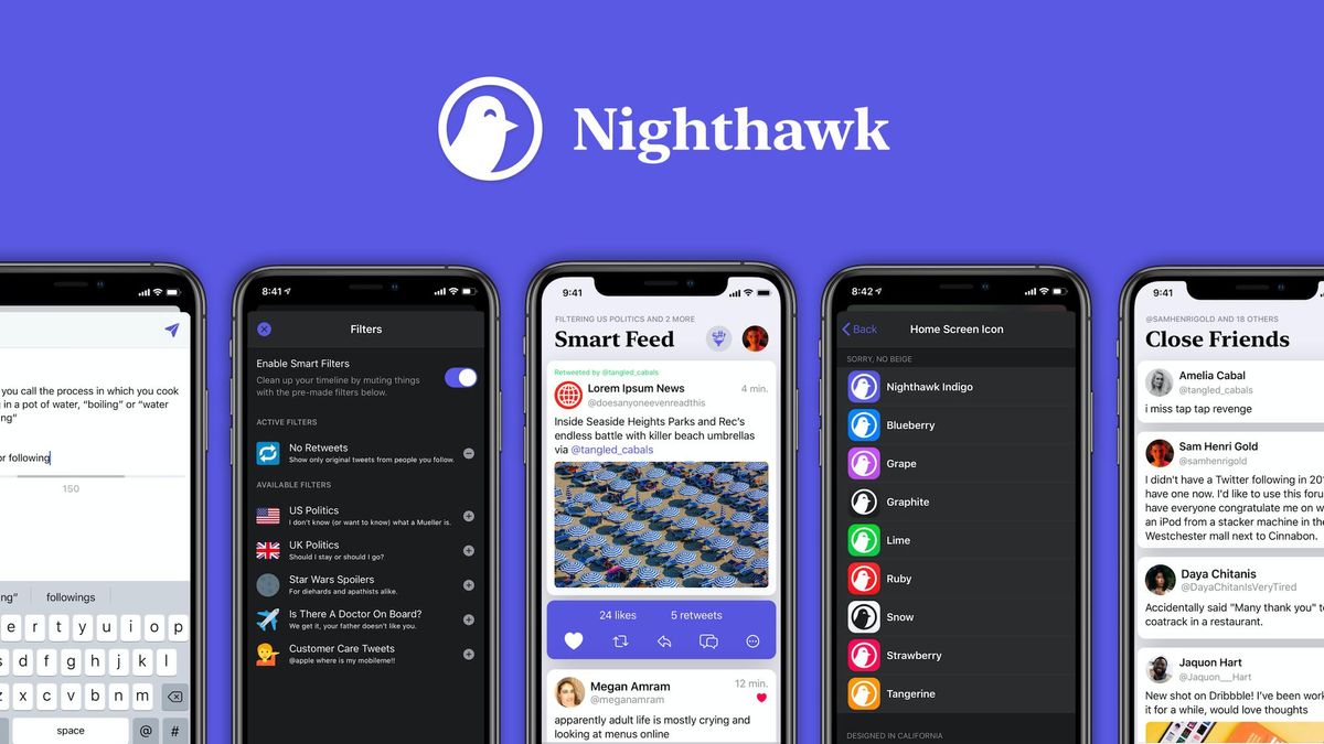 Nighthawk Twitter app