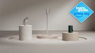 MoGo 3 Pro projector setup with Prime Day logo