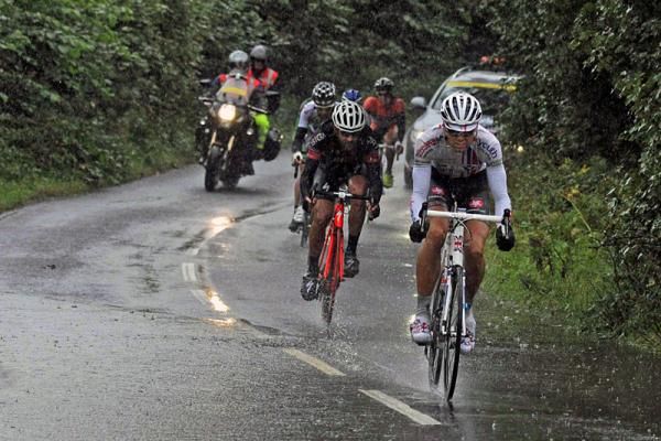 Niklas Gustavsson (UK Youth Cycling) leads the break of the day.