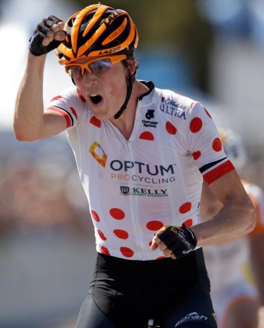 Will Routley (Optum p/b Kelly Benefit Strategies) rode the perfect race during stage 4 of the Tour of California