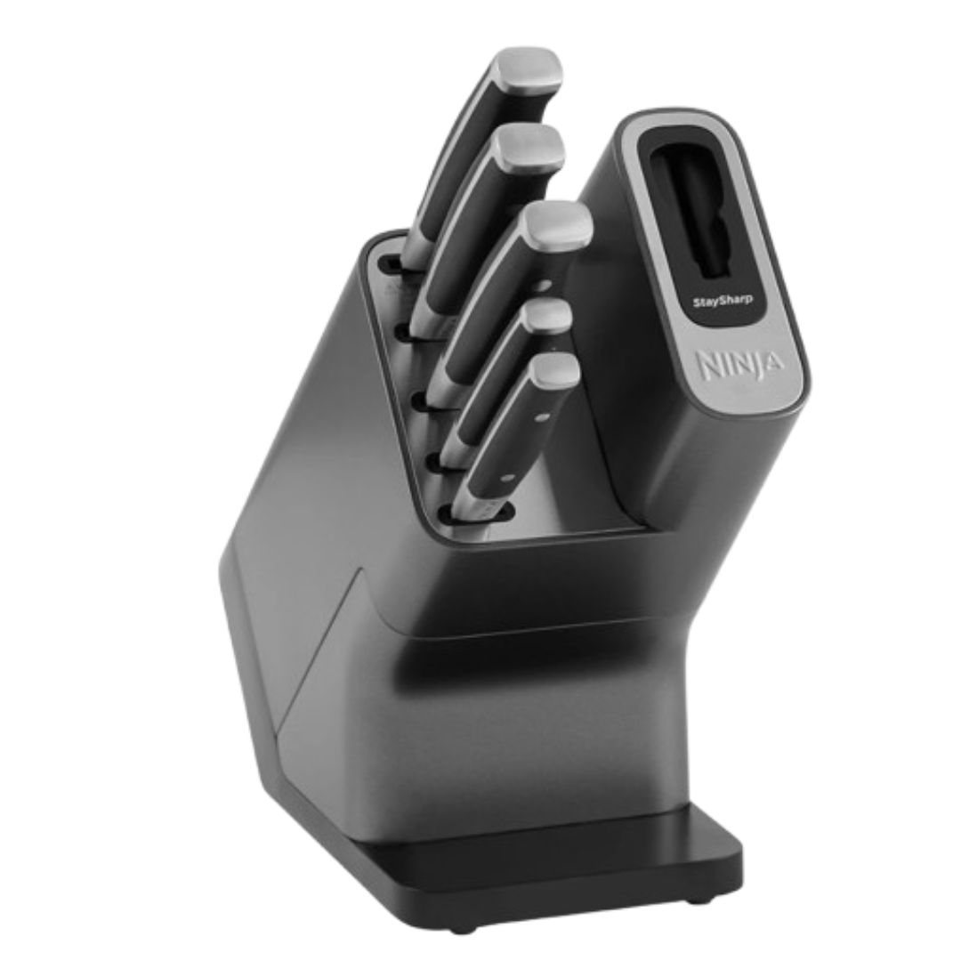 Foodi StaySharp Knife Block with Integrated Sharpener