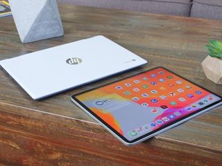 HP Chromebook and iPad Pro