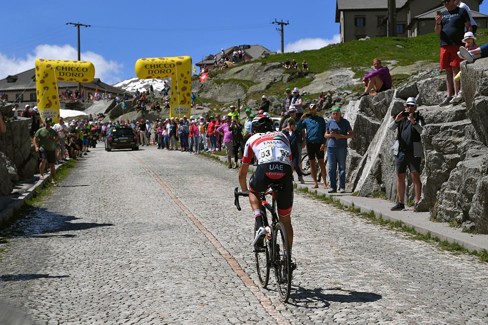 Fabio Aru (UAE Team Emirates) during stage 9 Tour de Suisse