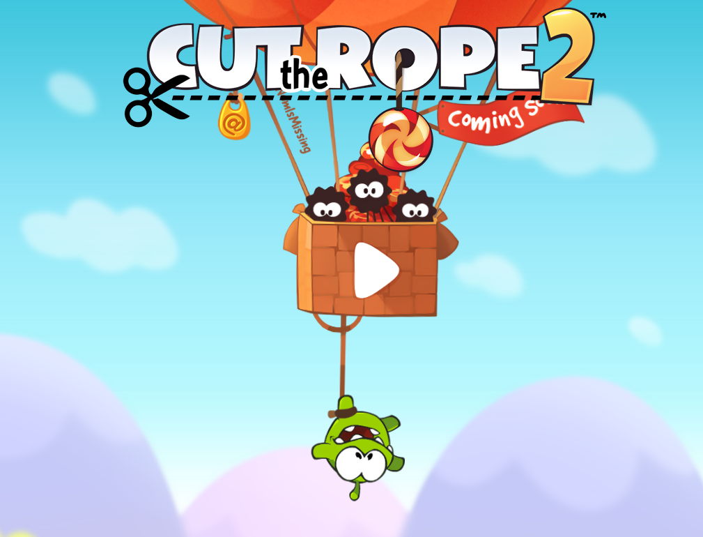 Cut the Rope 2: Om Nom's Unexpected adventure coming to iOS exclusively on  December 19th