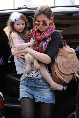 Katie Holmes and Suri Cruise - Easter out and about Gallery - Marie Claire