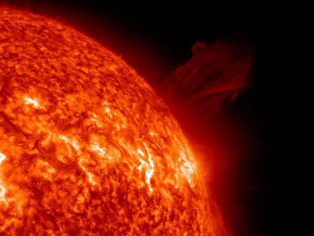 Comet Dive-Bombs Sun During Big Solar Eruption | Space