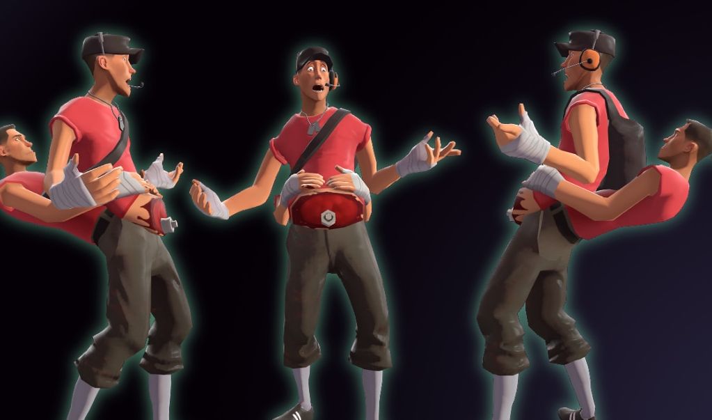 This Year S Team Fortress 2 Halloween Event Features A Real Cursed Scout Cosmetic Pc Gamer