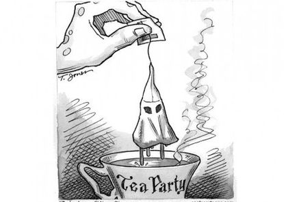 The Tea Party's disturbing cloak