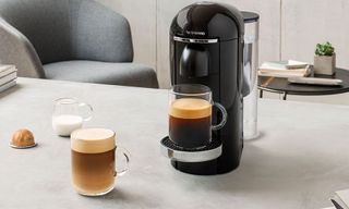 coffee machine with coffee mug