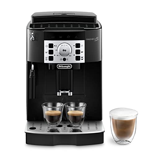 De&#039;longhi Magnifica S, Automatic Bean to Cup Coffee Machine, Espresso and Cappuccino Maker, Ecam22.110.b, Black
