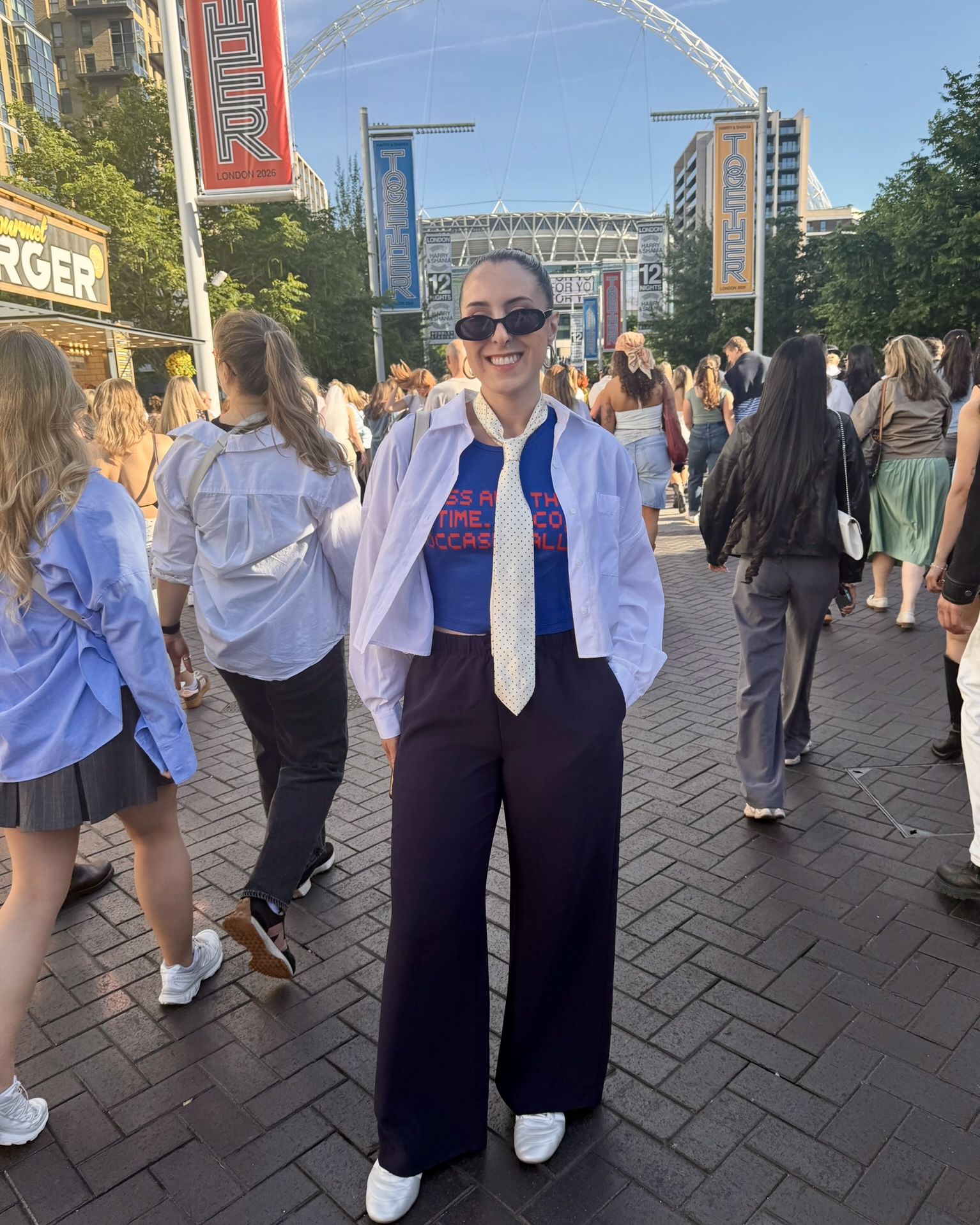 Christina D'Ambrosio at the Harry Styles concert