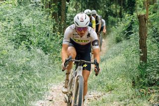 Ginia Caluori and Cat Ferguson earn top spots for women in gravel debuts at The Traka 100 while Maty&aacute;&scaron; Kopeck&yacute; wins men's division from five-rider sprint