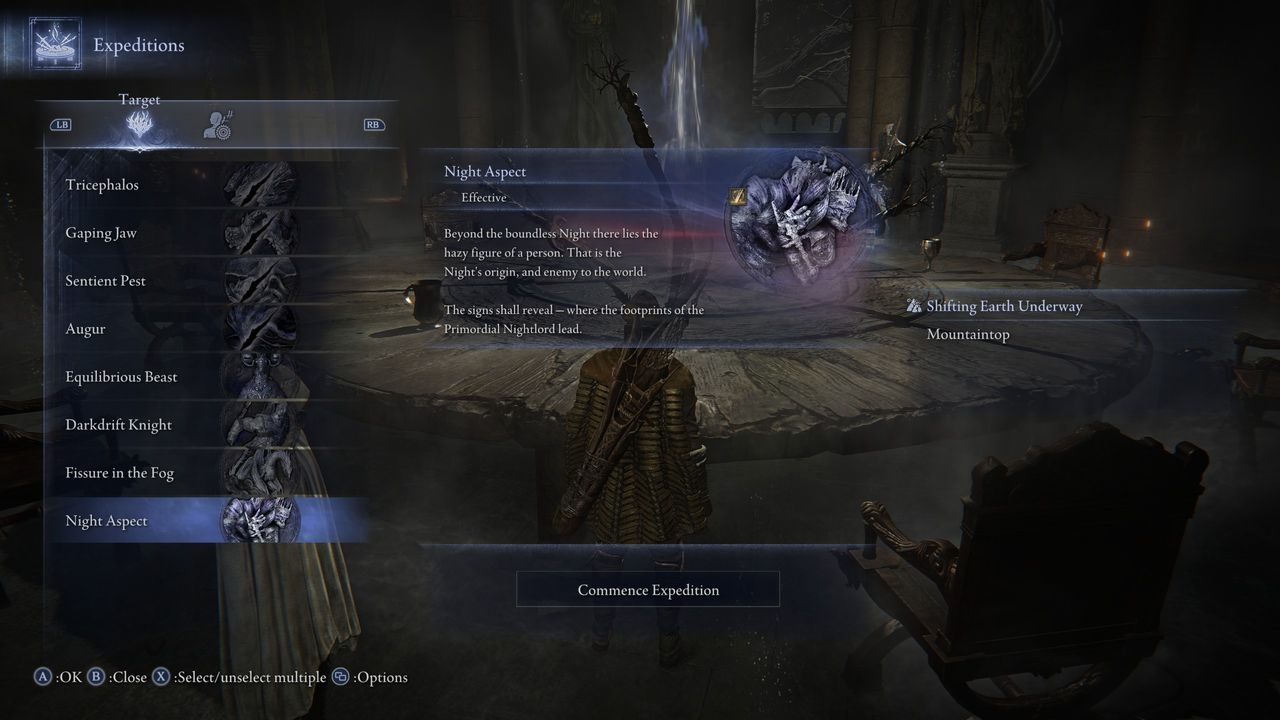 Elden Ring Nightreign Dark Souls outfits - Night Aspect