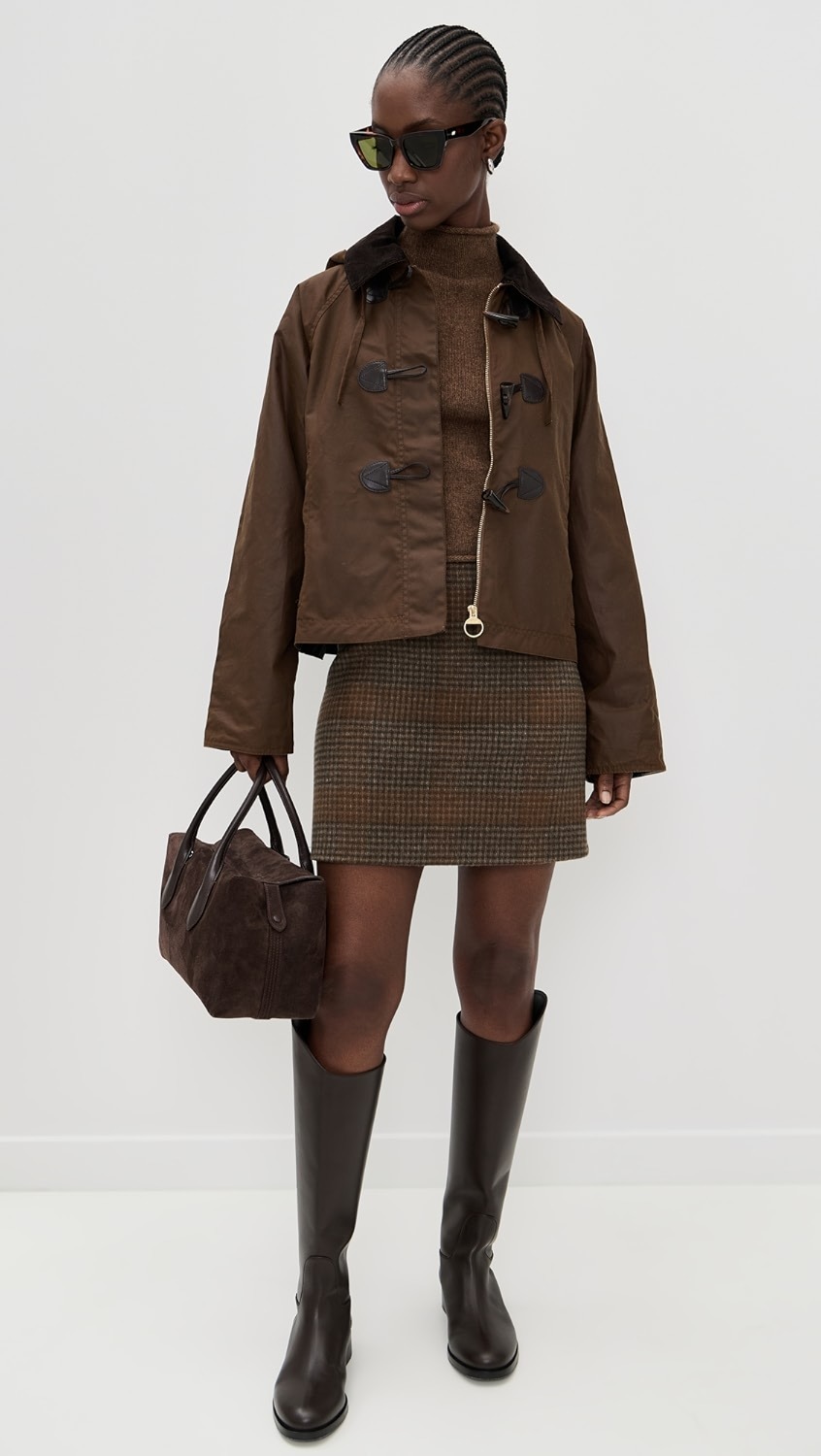 Barbour, Myra Waxed Duffle Coat