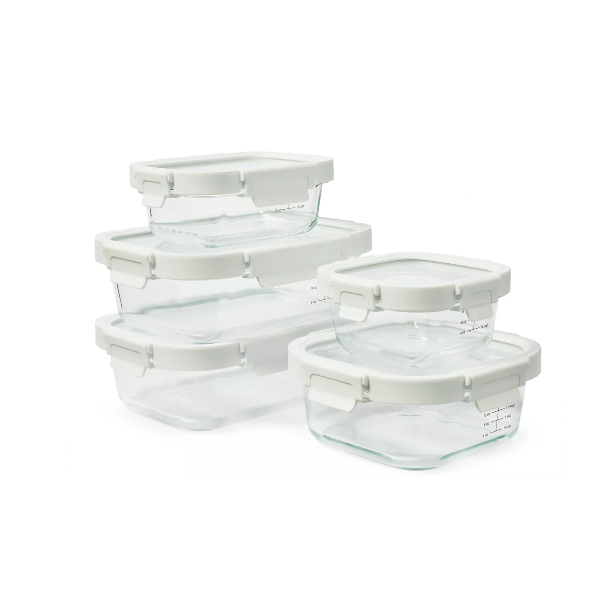 Sur La Table Glass Storage Containers, 10-Piece Set
