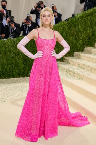 Nicola Peltz wearing Valentino at the Met Gala - she will also wear Valentino at her wedding