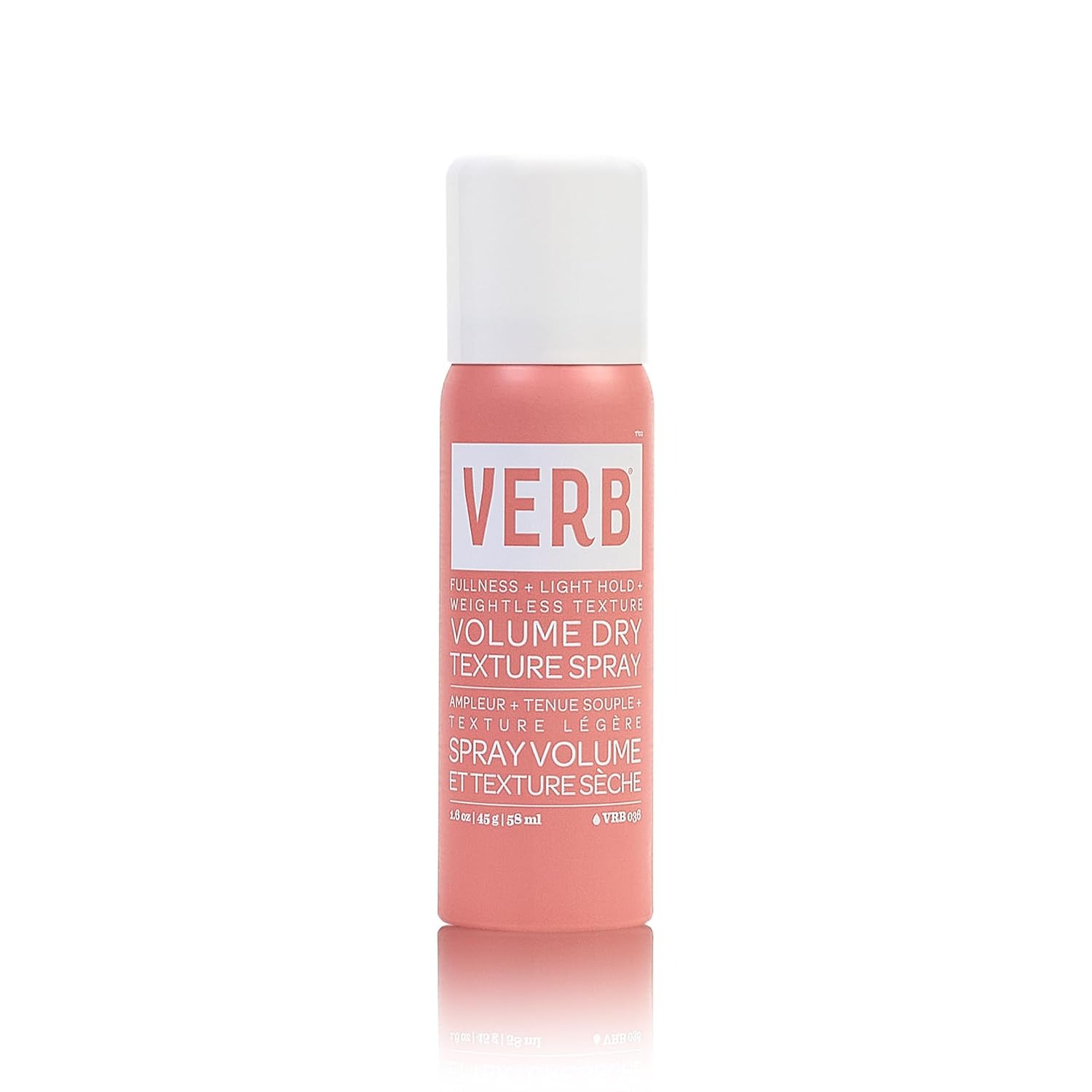 VERB, Verb Volume Dry Texture Spray, 1.6 Oz- Boosts Volume, Adds Fullness 
Weightless Grit - Sulfate, Paraben and Gluten Free