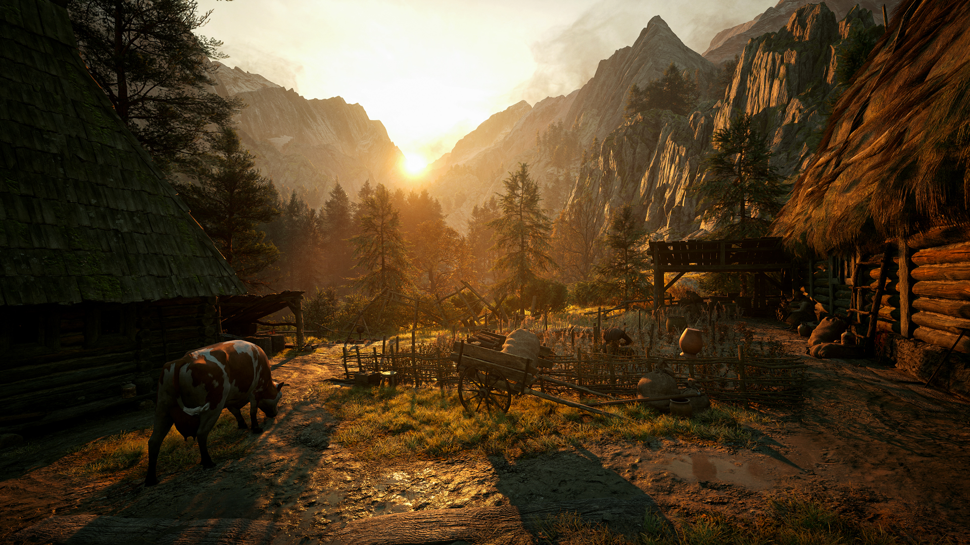 Blood of Dawnwalker screenshot showing Unreal Engine 5 open world